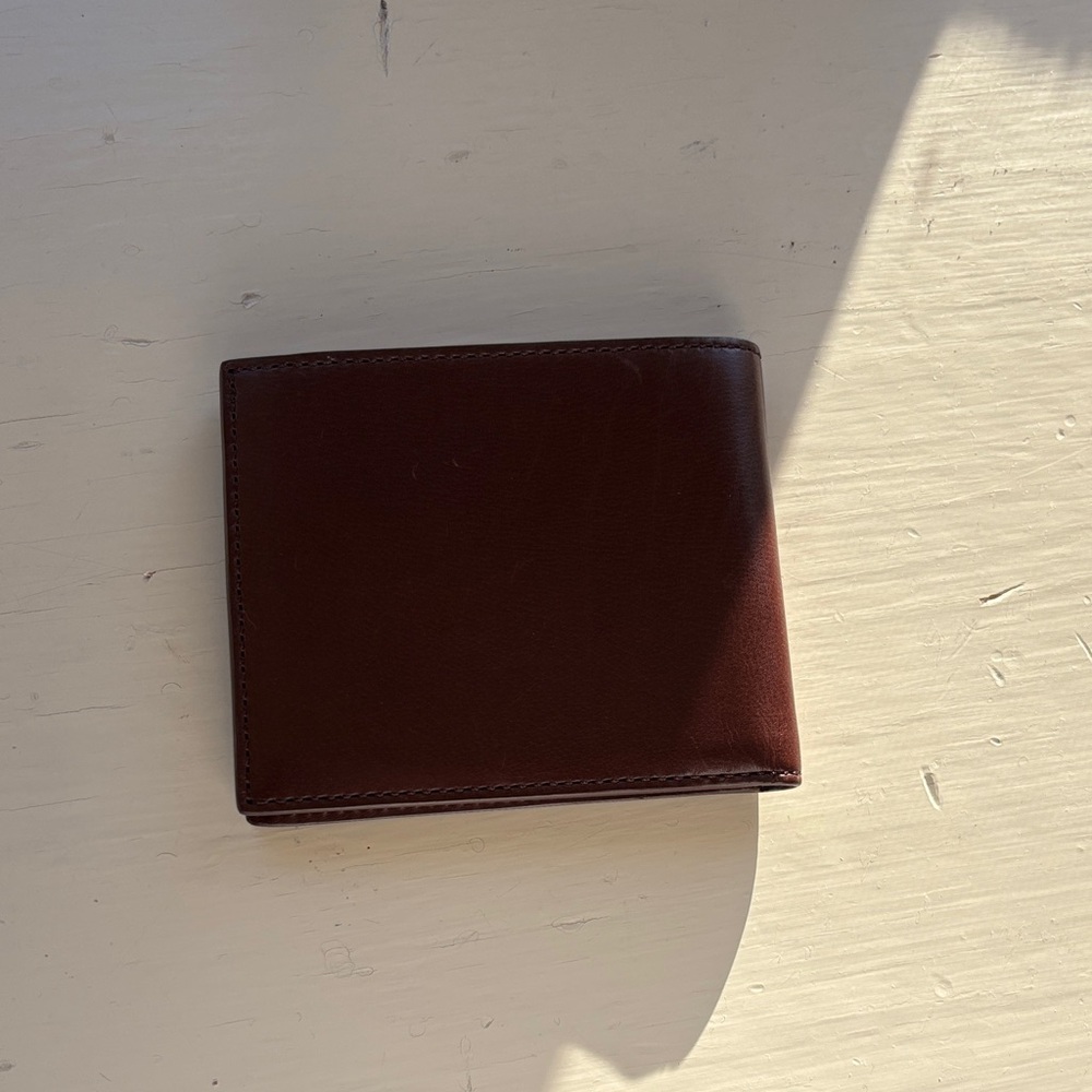Coach Dark Brown Leather Men's Wallet NWT